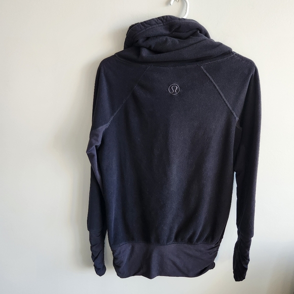 Lululemon Don't Hurry Be Happy Fleece Sweatshirt Sz 6 - Picture 5 of 15
